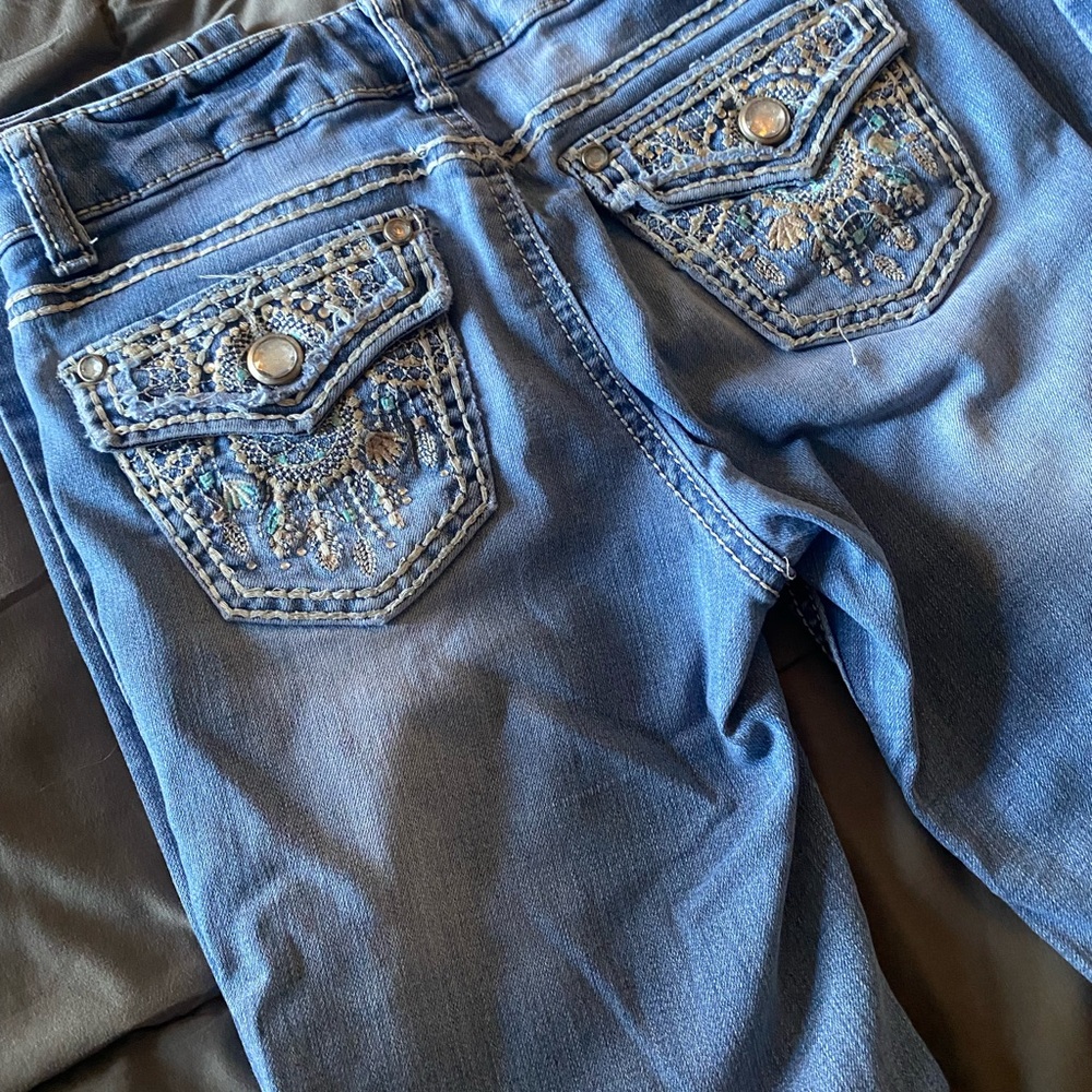 Girls regular skinny jeans size 10